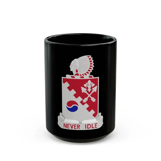 120 Engineer Battalion (U.S. Army) Black Coffee Mug 15oz - Go Mug Yourself