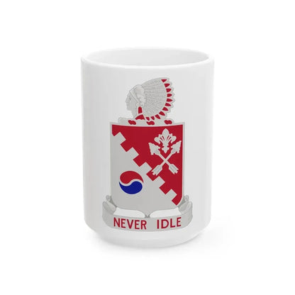 120 Engineer Battalion (U.S. Army) White Coffee Mug 15oz - Go Mug Yourself