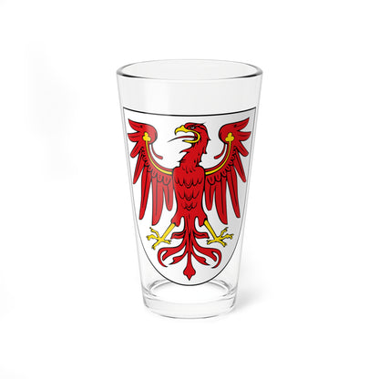 DEU Brandenburg COA (Germany) (Coat of Arms) Pint Glass 16oz
