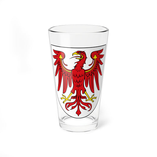 DEU Brandenburg COA (Germany) (Coat of Arms) Pint Glass 16oz