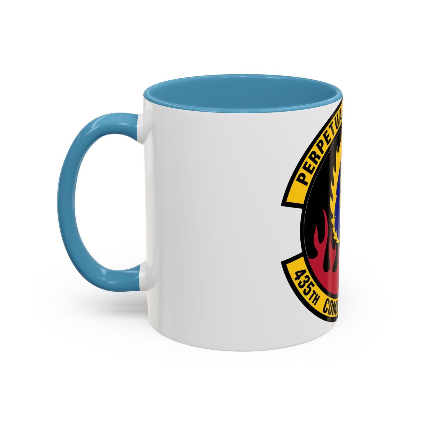 435th Communications Squadron (U.S. Air Force) Accent Coffee Mug