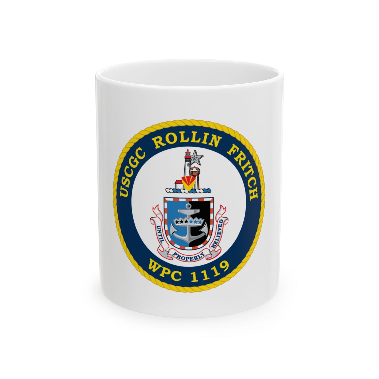 USCGC Rollin Fritch WPC 1119 (U.S. Coast Guard) White Coffee Mug