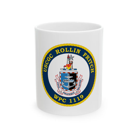 USCGC Rollin Fritch WPC 1119 (U.S. Coast Guard) White Coffee Mug