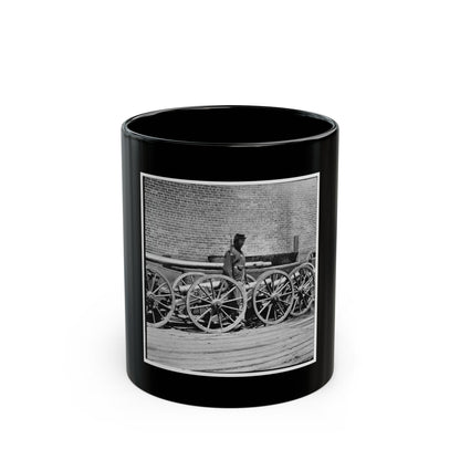 Rocketts, Richmond, Va. Confederate Brass Mountain Howitzers (U.S. Civil War) Black Coffee Mug