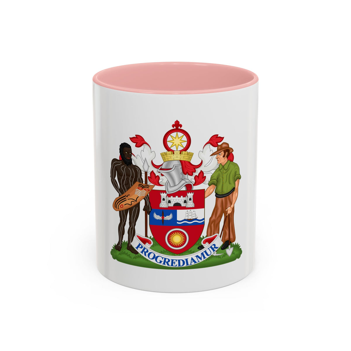 Coat of Arms Darwin Australia - Accent Coffee Mug