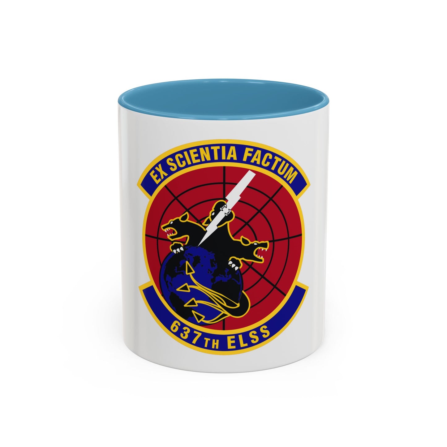 637th Electronic Systems Squadron (U.S. Air Force) Accent Coffee Mug