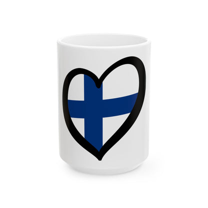 EuroFinlandia (Finland) White Coffee Mug