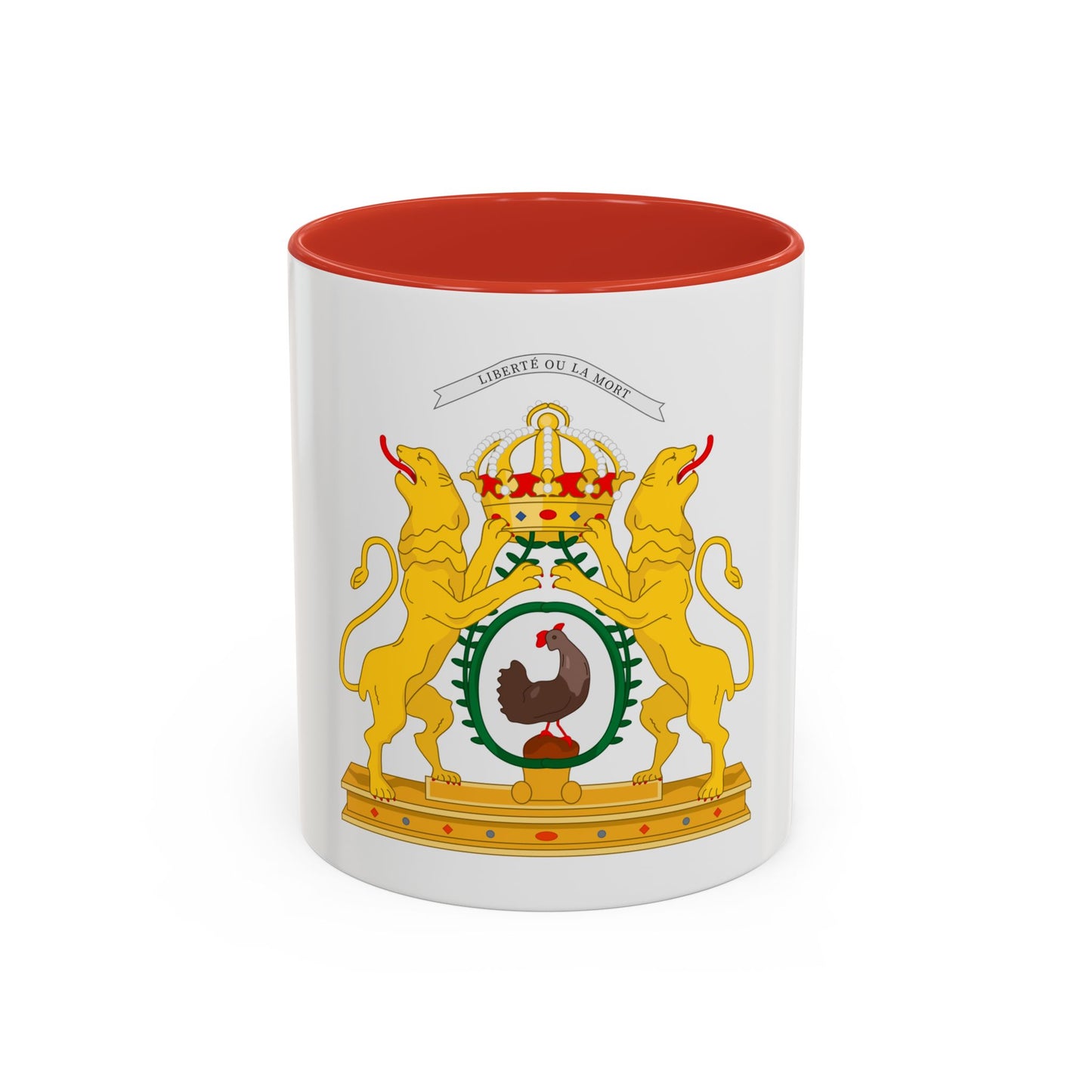 Coat of arms of the First Empire of Haiti - Accent Coffee Mug