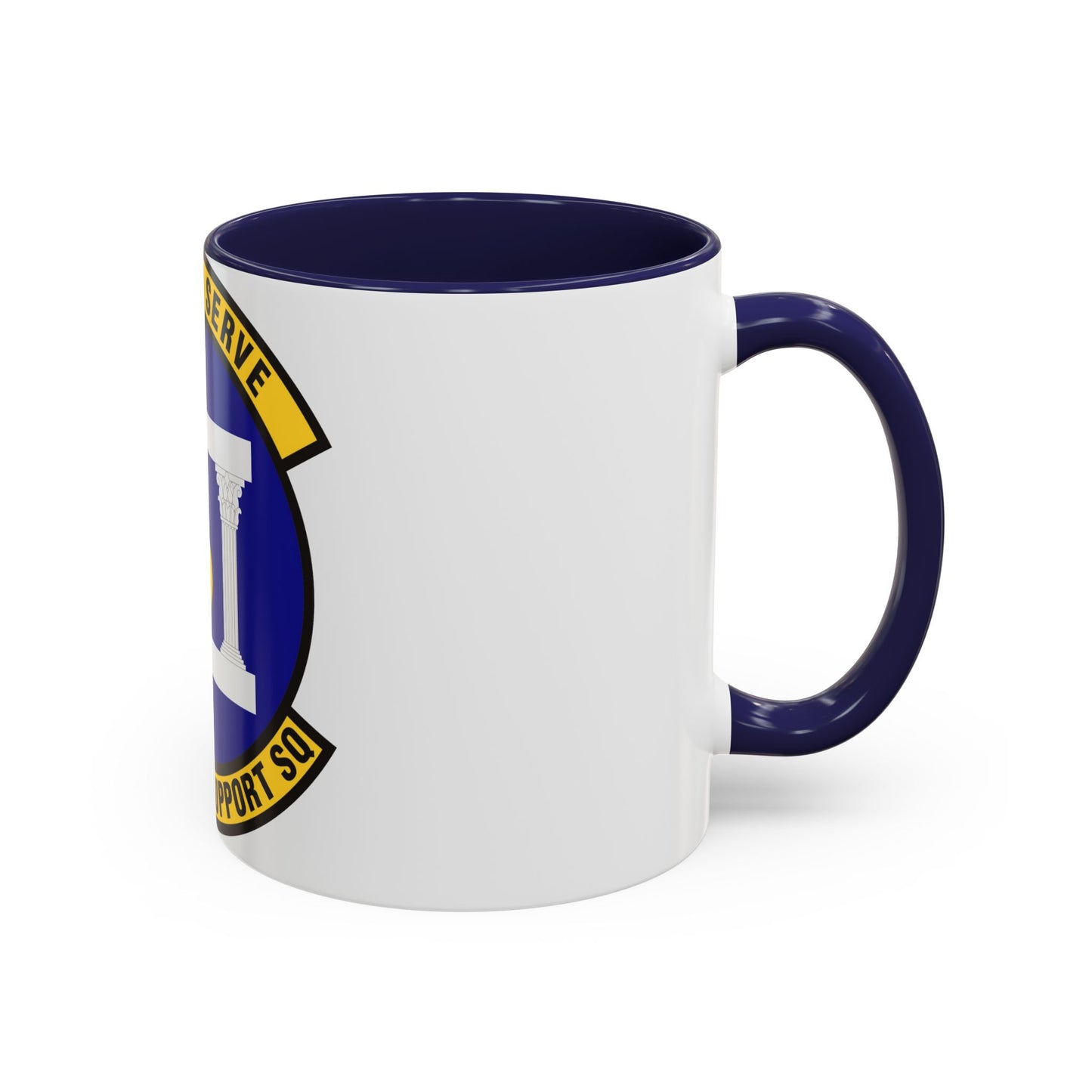 673d Force Support Squadron (U.S. Air Force) Accent Coffee Mug