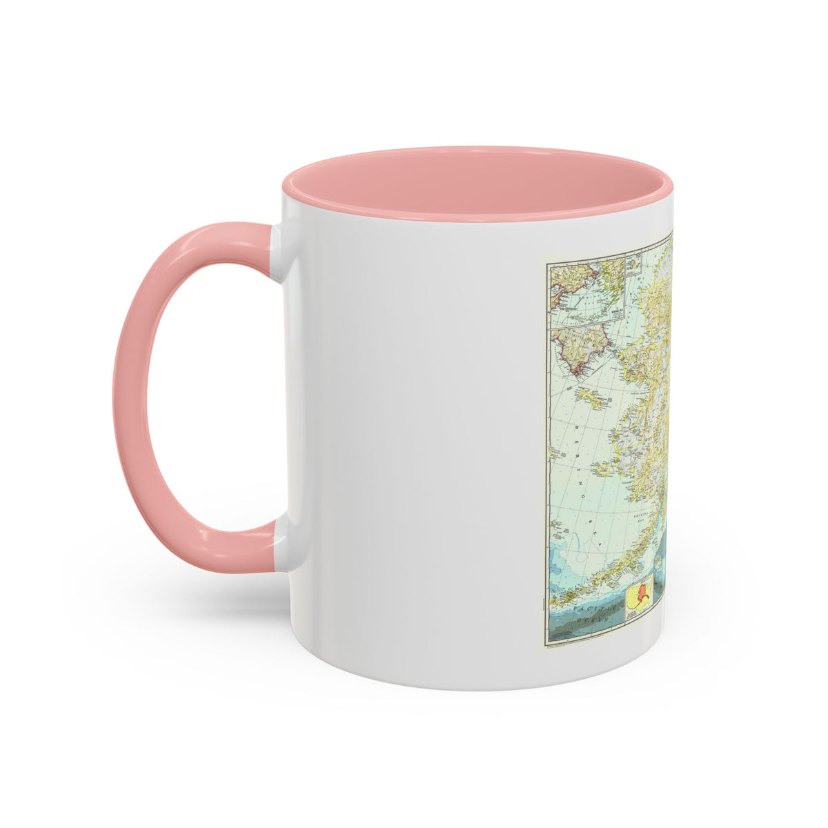 USA - Alaska (1956) (Map) Accent Coffee Mug
