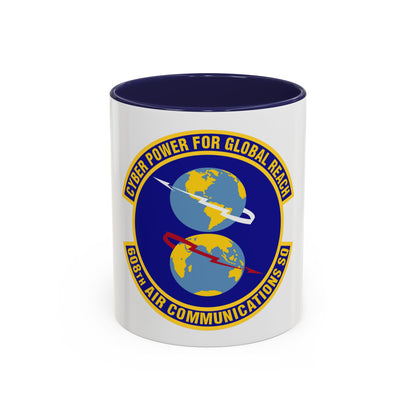608th Air Communications Squadron (U.S. Air Force) Accent Coffee Mug