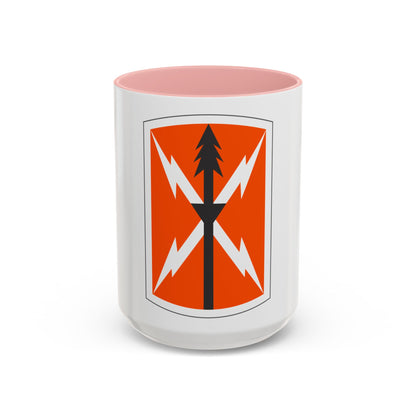 516 Signal Brigade 3 (U.S. Army) Accent Coffee Mug