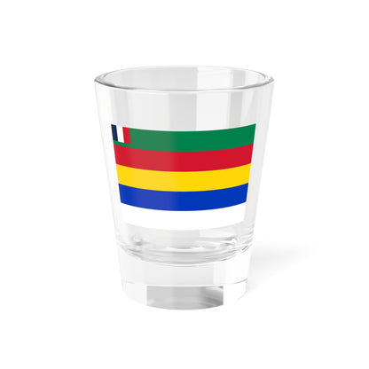 Flag of the Majliss Enniabi Jabal ad-Druze (Syria) Shot Glass 1.5oz