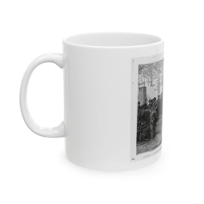 Brandy Station, Virginia (Vicinity). Gen. George G. Meade And Staff (U.S. Civil War) White Coffee Mug