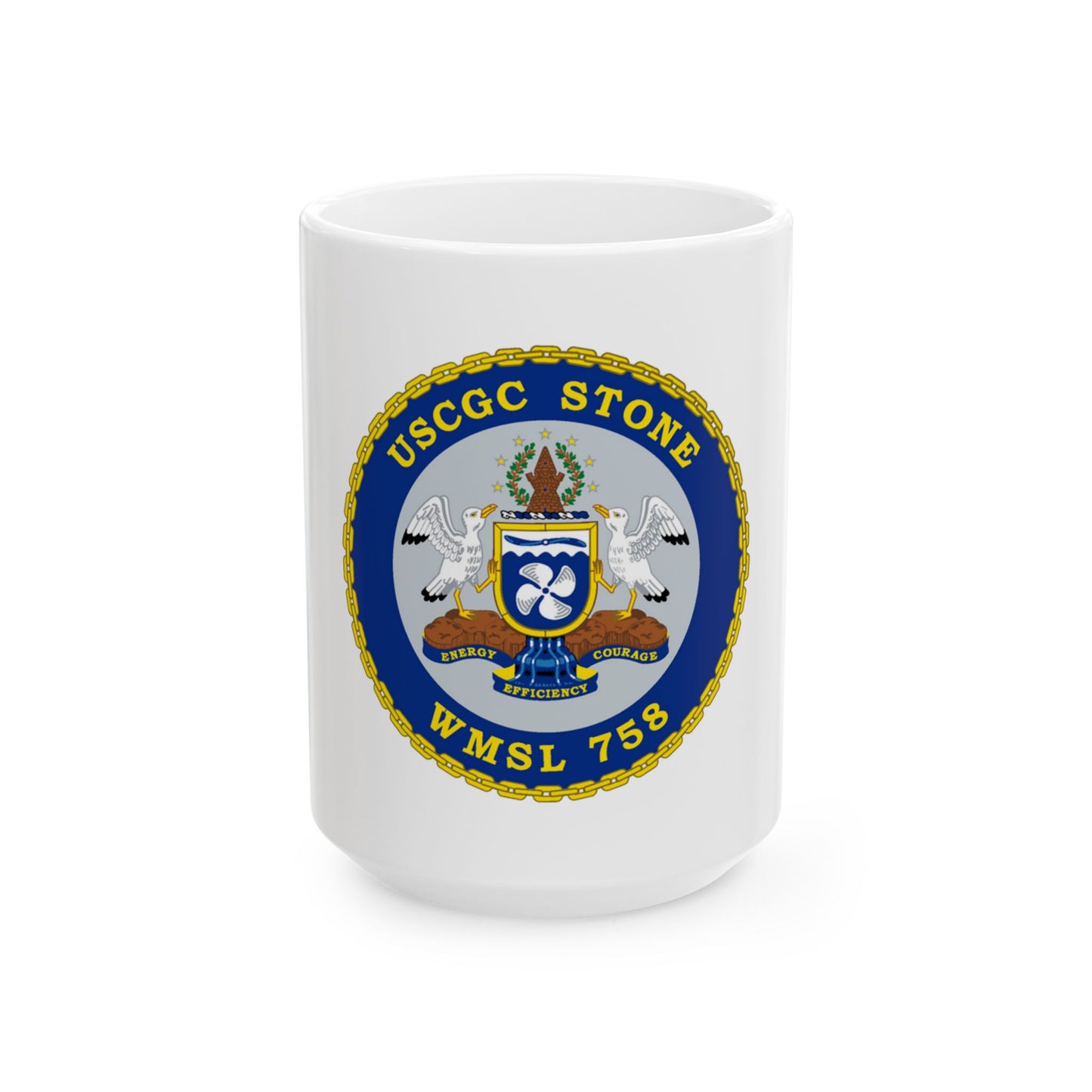 USCGC STONE WMSL 758 (U.S. Coast Guard) White Coffee Mug