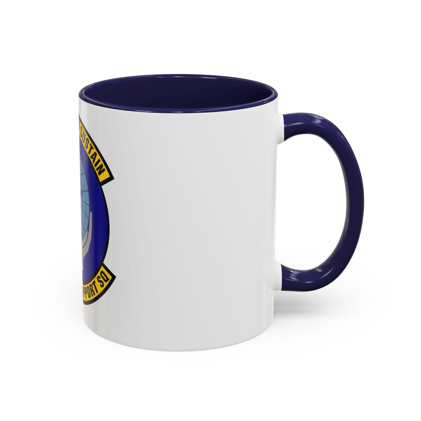 802d Force Support Squadron (U.S. Air Force) Accent Coffee Mug