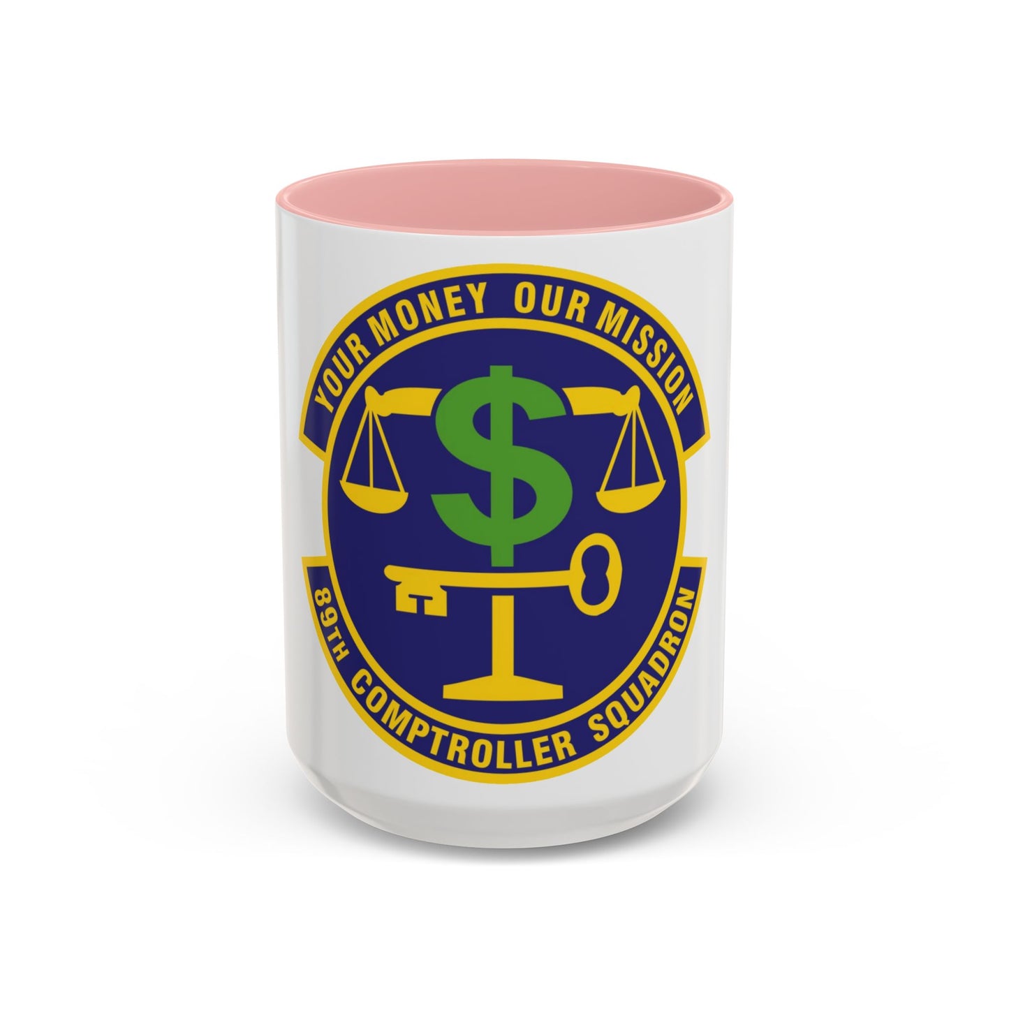 89th Comptroller Squadron (U.S. Air Force) Accent Coffee Mug