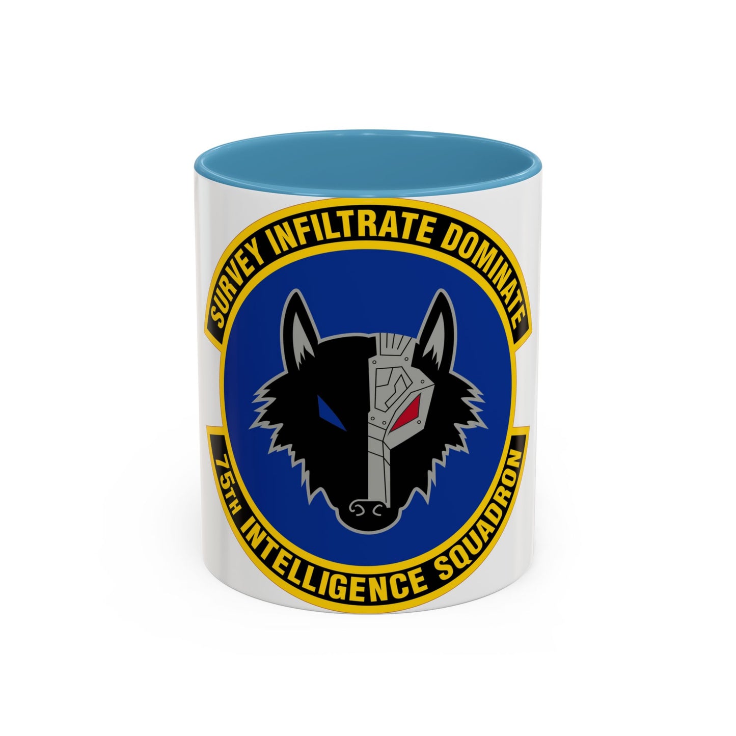 75 Intelligence Squadron ACC (U.S. Air Force) Accent Coffee Mug