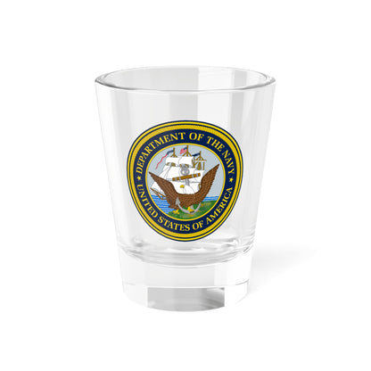 Verre à liqueur Sceau officiel du département de la Marine (US Navy) 1,5 oz