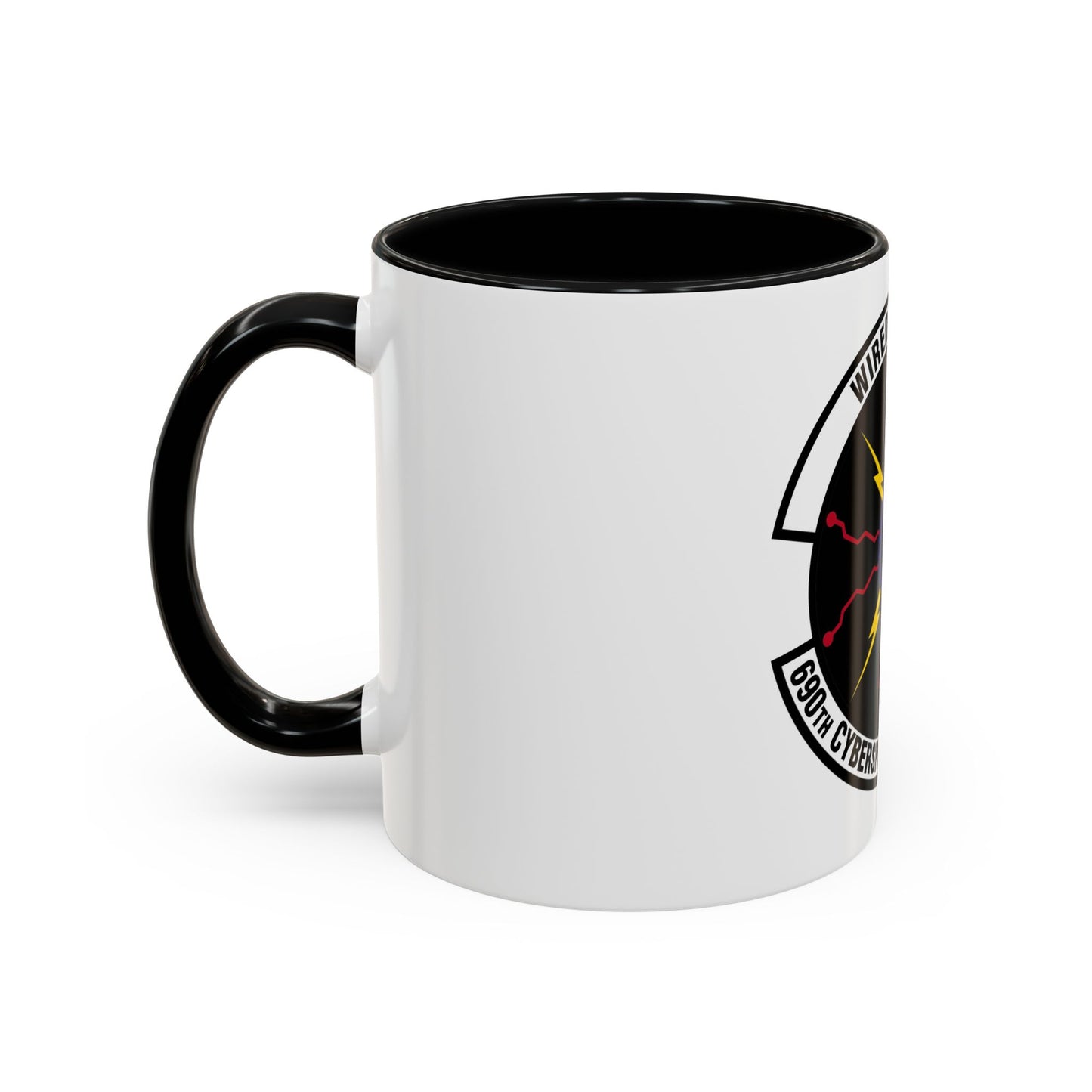 690 Cyberspace Operations Squadron AFSPC (U.S. Air Force) Accent Coffee Mug