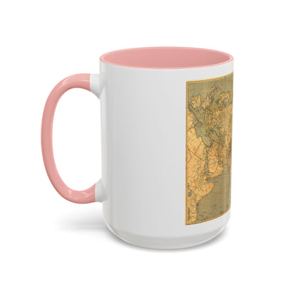 Asia and Adjacent Regions (1933) (Map) Accent Coffee Mug