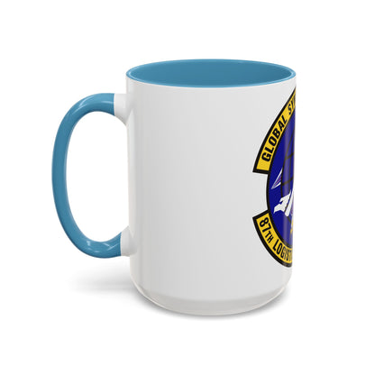 87 Logistics Readiness Squadron AMC (U.S. Air Force) Accent Coffee Mug