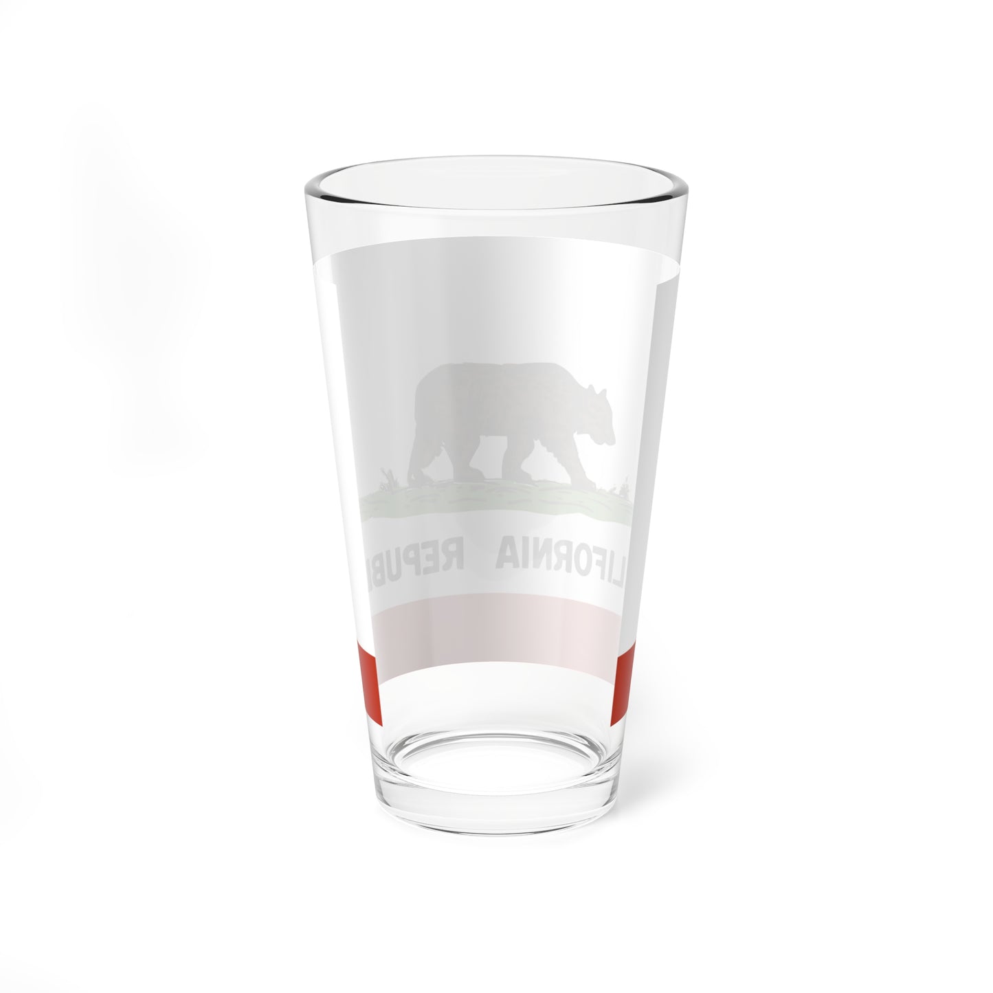 Flag of California 1911-1953 (United States) Pint Glass 16oz