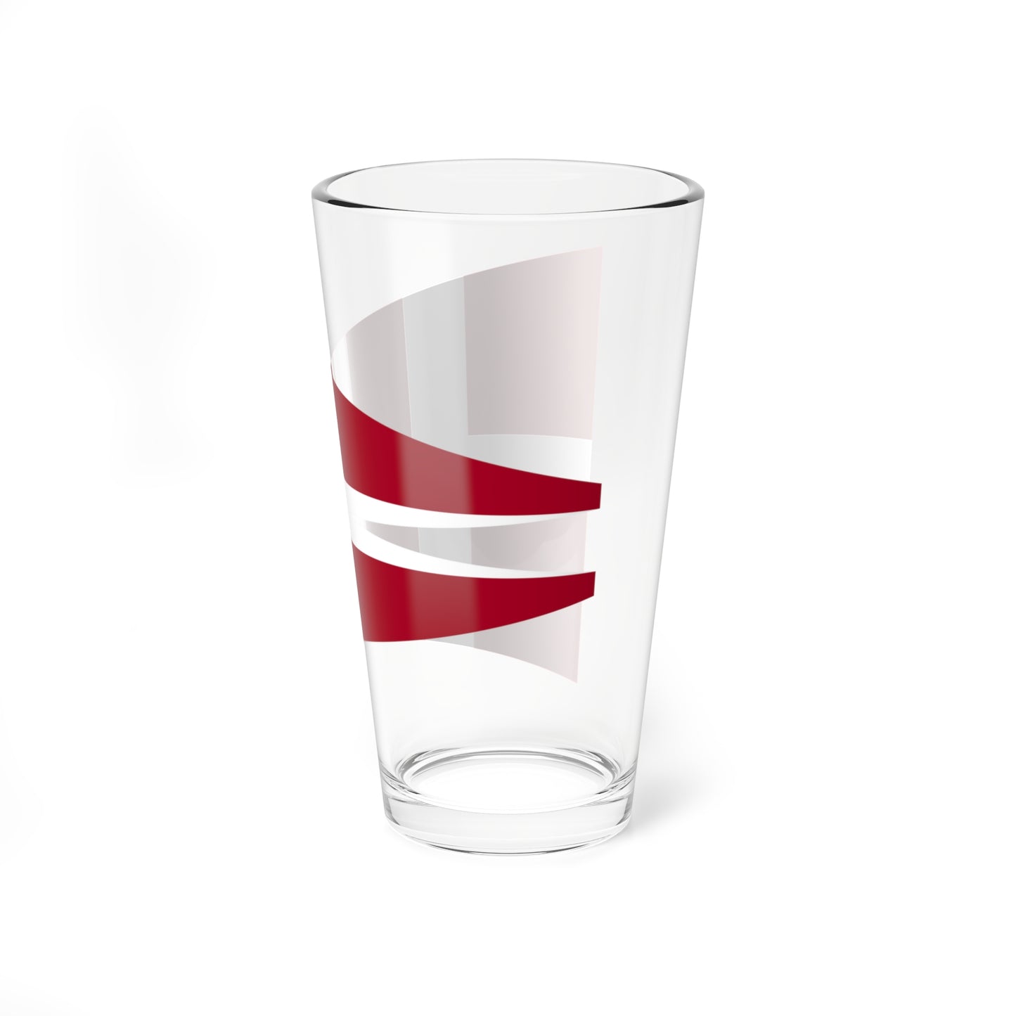Naval Rank Flag of Denmark - Senior Officer Afloat (Denmark) Pint Glass 16oz