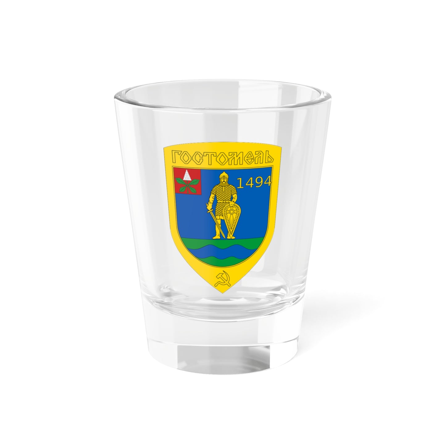 Hostomelold (Ukraine) (Coat of Arms) Shot Glass 1.5oz