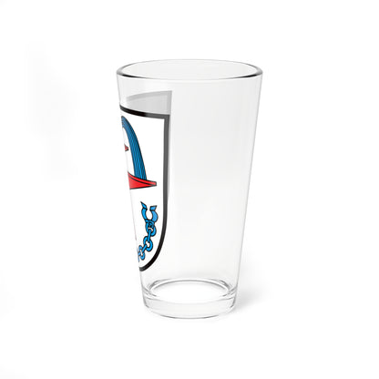 DEU Bad Füssing COA (Germany) (Coat of Arms) Pint Glass 16oz