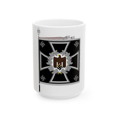 Heeresfahne Pioniere (Germany) White Coffee Mug