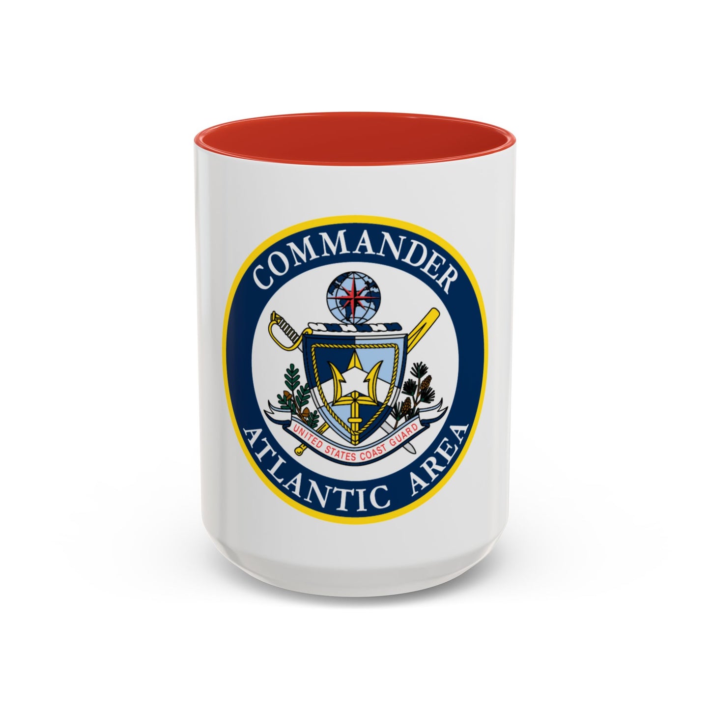 COMMANDER ATLANTIC AREA (U.S. Coast Guard) Accent Coffee Mug