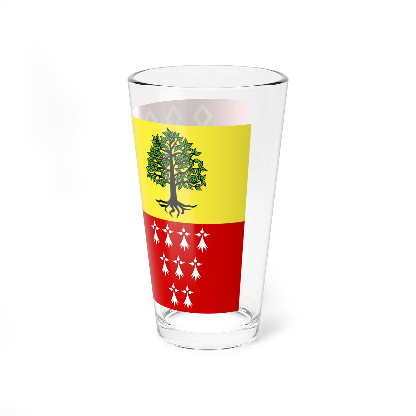 Flag of La Forest-Landerneau (France) Pint Glass 16oz