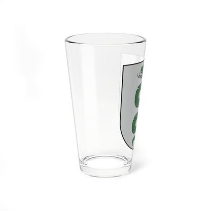 Vyžuonos herbas (Lithuania) (Coat of Arms) Pint Glass 16oz