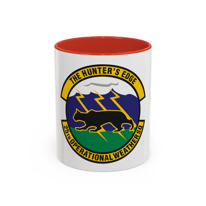 25th Operational Weather Squadron (U.S. Air Force) Accent Coffee Mug