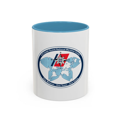 USCG National Matitime Center (U.S. Coast Guard) Accent Coffee Mug