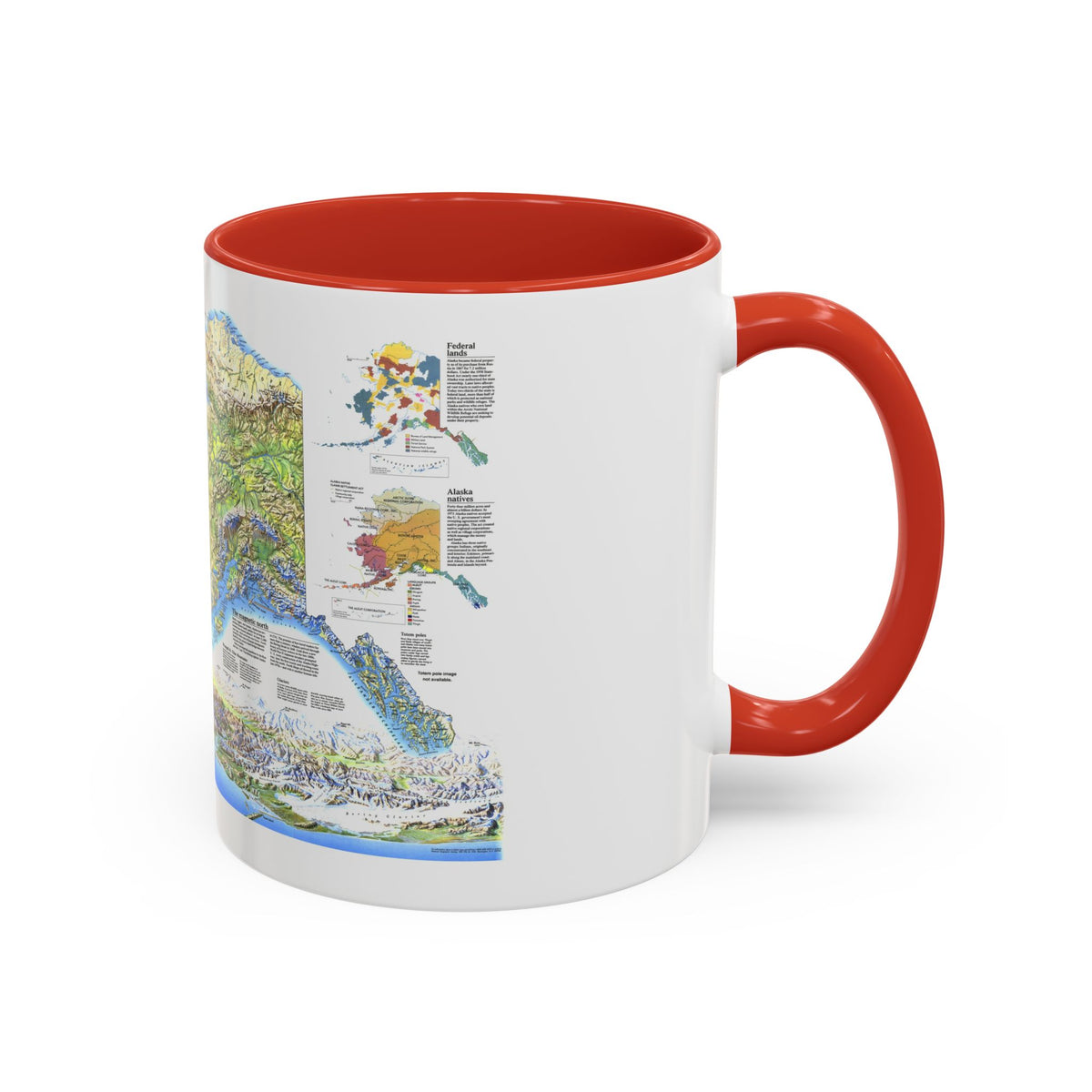 Alaska 2 (1994) (Map) Accent Coffee Mug