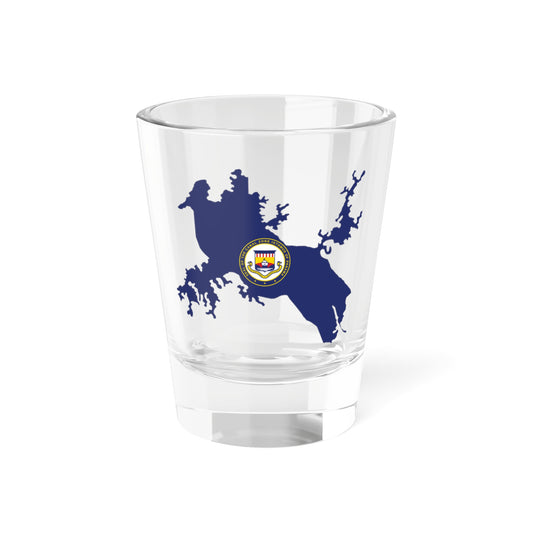 Flag Map of the Panama Canal Zone 1903-1979 (Panama) Shot Glass 1.5oz
