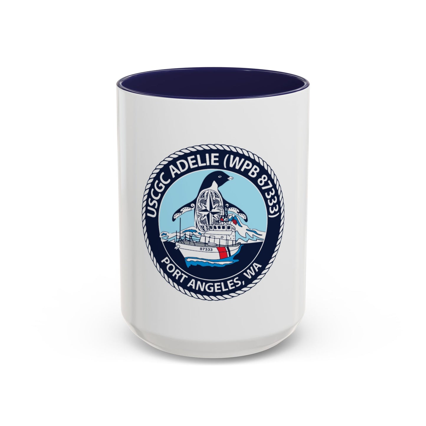 USCGC Adelie (U.S. Coast Guard) Accent Coffee Mug