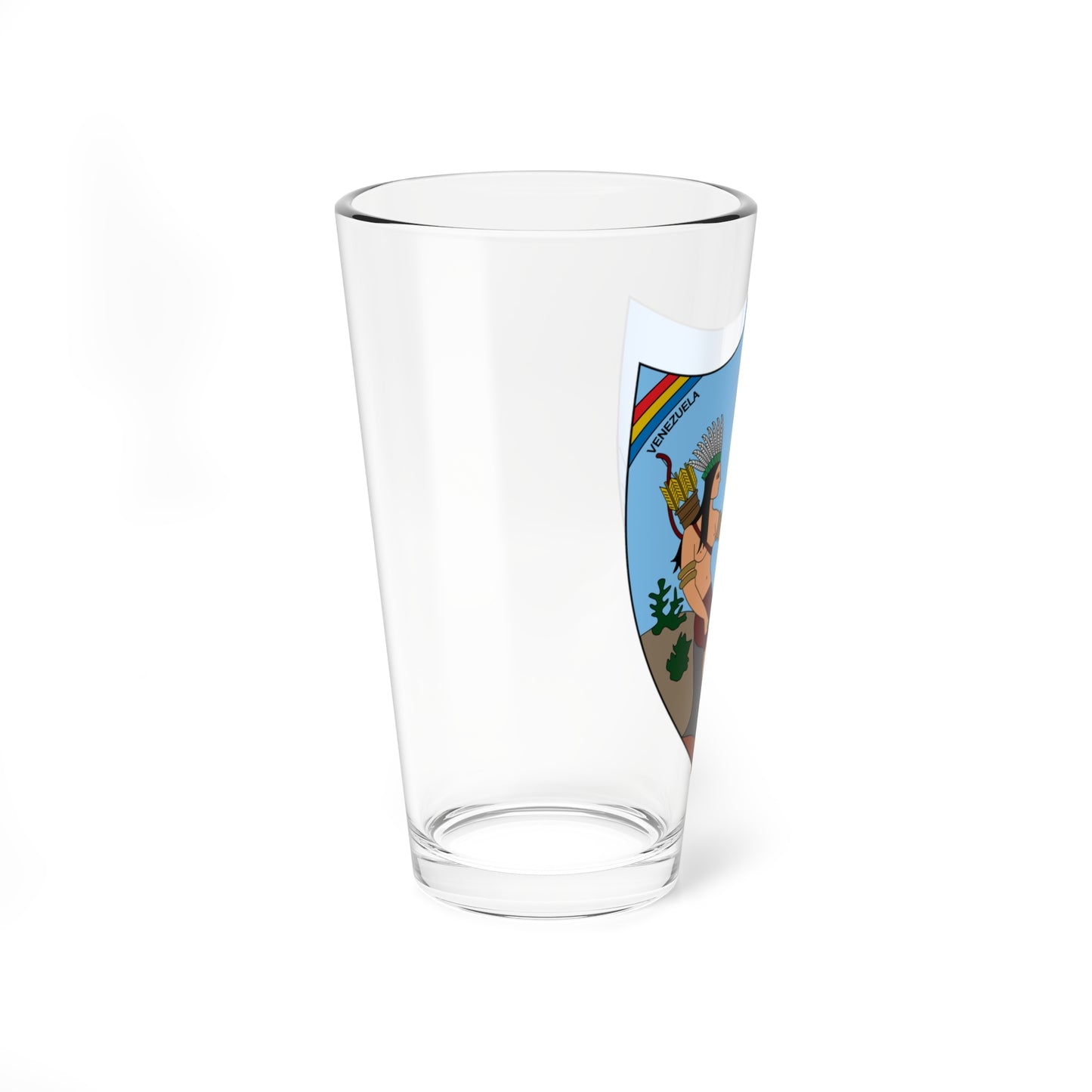 Coat of arms of Venezuela 1811 (Venezuela) (Coat of Arms) Pint Glass 16oz