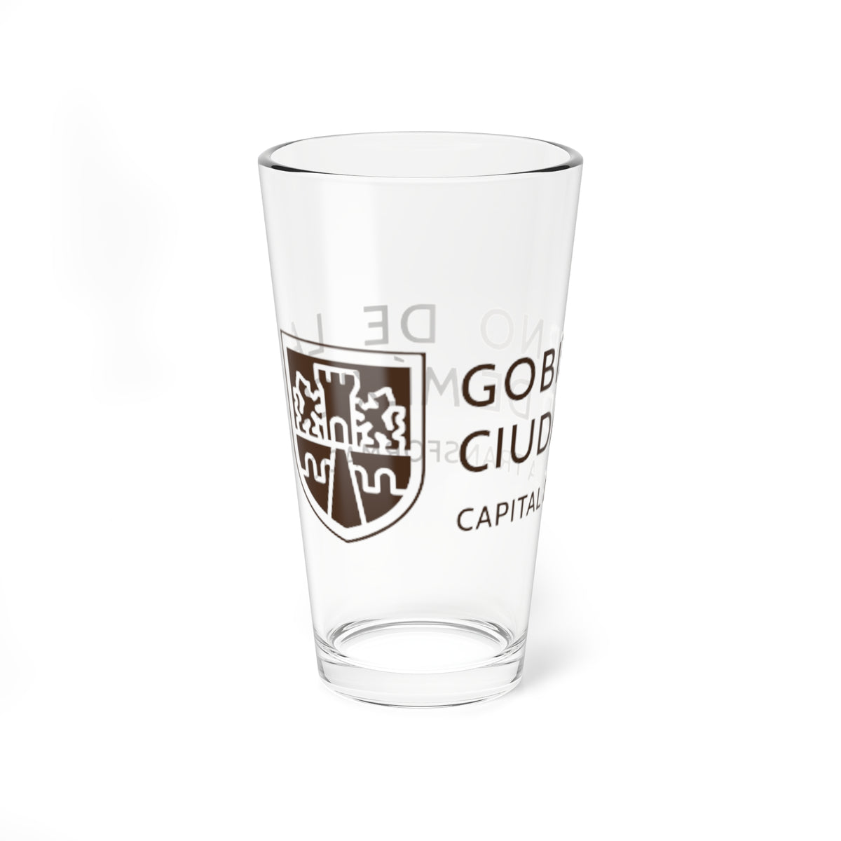 Gobierno de la Ciudad de México 2024-2030 2 (Costa Rica) (Coat of Arms) Pint Glass 16oz