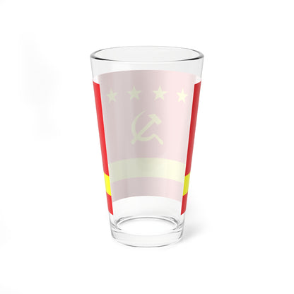 Proposed PRC national flags 036 (China) Pint Glass 16oz
