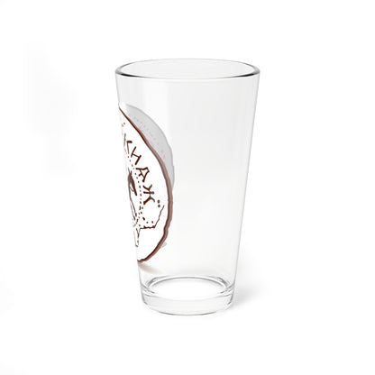 Seal of Lengvenis 1395 (Belarus) (Coat of Arms) Pint Glass 16oz