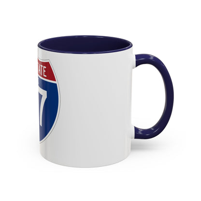 Interstate 37 (U.S. Highways) Accent Coffee Mug
