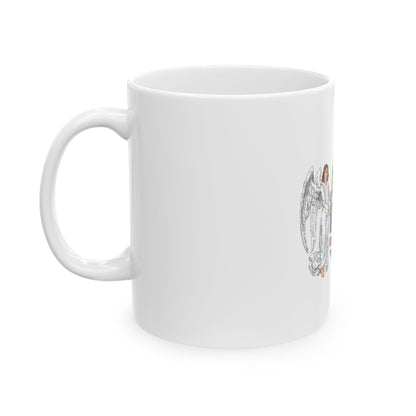 Coat of arms of the Lands of the Holy Hungarian Crown (1896-1915) - White Coffee Mug
