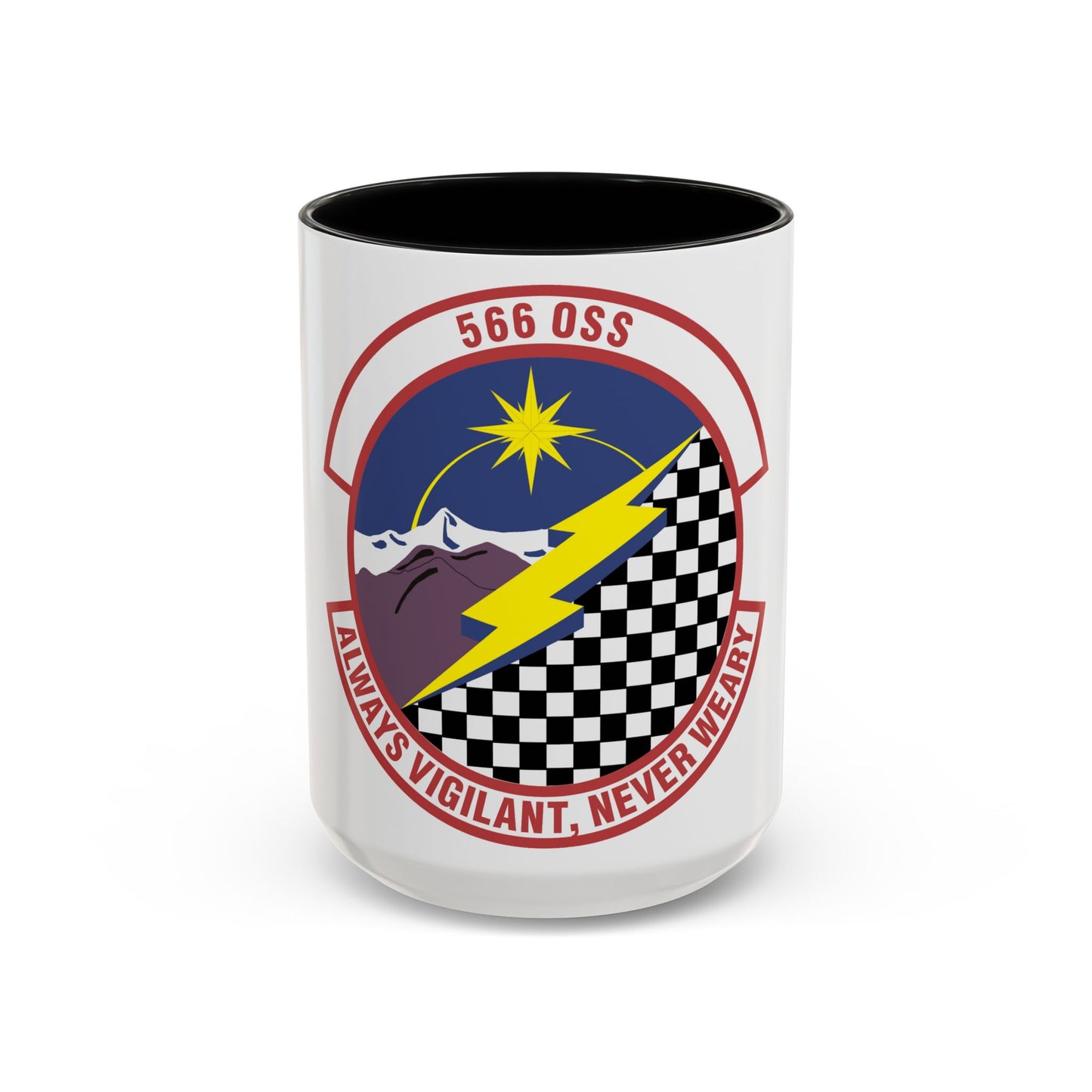 566th Operations Support Squadron (U.S. Air Force) Accent Coffee Mug