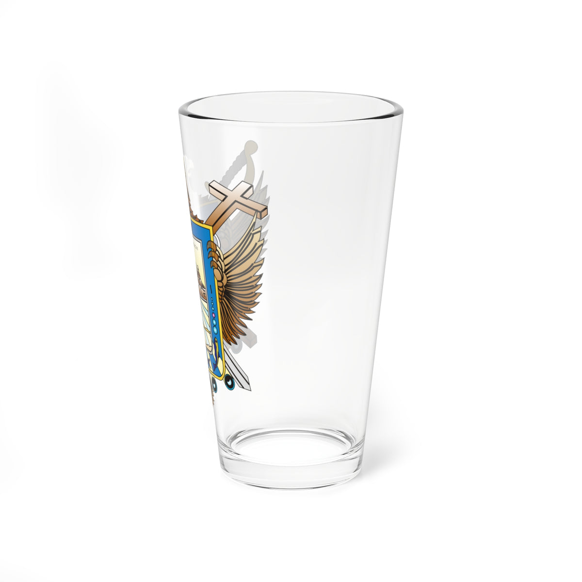 LAPAZBCSESCUDO (Mexico) (Coat of Arms) Pint Glass 16oz