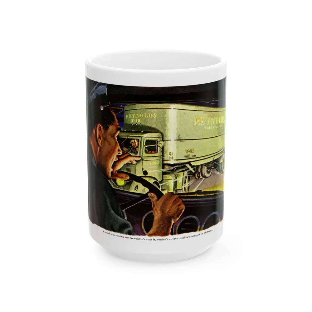 Death On Wheels, 1948 - White Coffee Mug-15oz-Go Mug Yourself