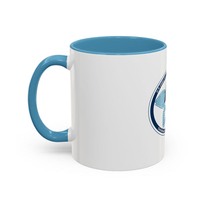 USCG National Matitime Center (U.S. Coast Guard) Accent Coffee Mug
