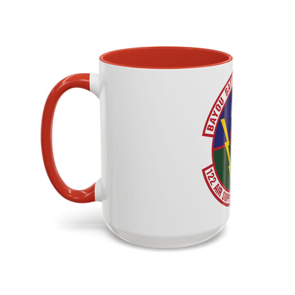 122d Air Support Operations Squadron (U.S. Air Force) Accent Coffee Mug